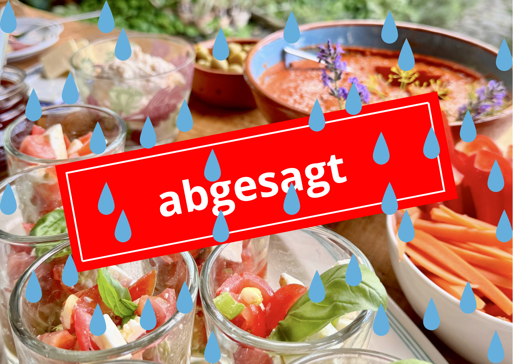 Frühstücksbuffet abgesagt